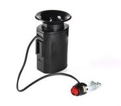 KLOUD City Black cycling bike electronic loud horn siren loudspeaker bell with 6 alarm sounds