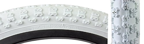 Sunlite MX3 BMX Tires, 12.5″ x 2.25″, White/White