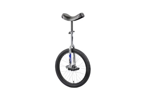 Sun 18 Inch Classic Chrome/Black Unicycle by SUN BICYCLES