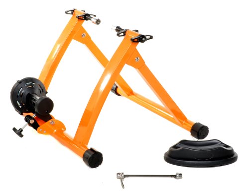 Indoor Bike Trainer Exercise Stand, Orange