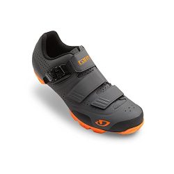 Giro Privateer R Cycling Shoes (Dark Shadow/Flame Orange, 41)