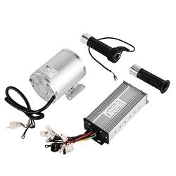 Mophorn 1800W Electric Brushless DC Motor Kit 48V High Speed Brushless Motor with 32A Speed Cont ...