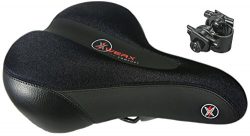 XWERX SX COMFORT ES LYCRA Most comfortable Bicycle Seat – GEL Foam, Elastomer Coil Spring  ...