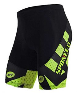 Sponeed Biker Shorts for Men Bike Riding Pants Padded Gel Bicycle Biking Half Pant Underwear Asi ...