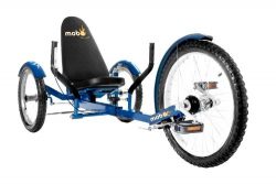 Mobo Triton Pro Adult Recumbent Trike. Pedal 3-Wheel Bicycle. Adaptive Tricycle for Teens to Seniors