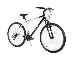 Dynacraft Men’s 26″ 21 Speed Alpine Eagle Bike, 18.5″/One Size, Black/White