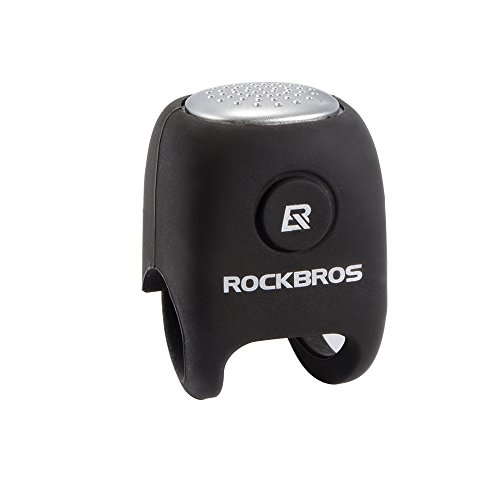 ROCKBROS Ultra-loud Bicycle Bell Bike Electric Ring Horn Safety Cycling Alarm Handlebar Mount Cl ...