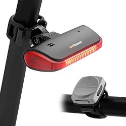Nubeam NB-600 USB Rechargeable Bicycle Taillight – Wireless Anti-theft Alarm, Directional  ...