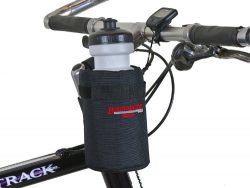 Bushwhacker Shasta Black – Insulated Bike Water Bottle Holder w/ 20 oz. Bottle – Two ...