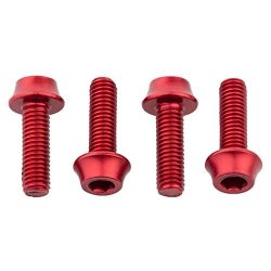 Wolf Tooth Precision Anodized Water Cage Bolts (Red)