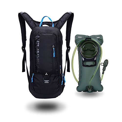 10L Biking Backpack Waterproof,Jarvan Hydration Pack with 2L Backpack Water Bladder Cycling Ski  ...