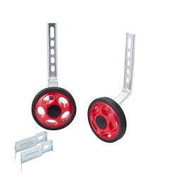 MORFAN Children Bicycle Training Wheels 12 14 16 18 20 22 Inch,Kids Bike Stabiliser(RED)