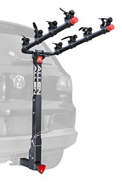 Allen Sports Deluxe Locking Quick Release 4-Bike Carrier for 2″ Hitch