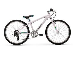 Raleigh Bikes Girls Alysa 24 Urban Fitness Bike, 24″/One Size, White