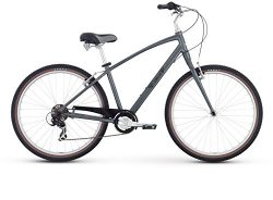 Raleigh Bikes Circa 1 Comfort Bike, 19″/Large, Silver