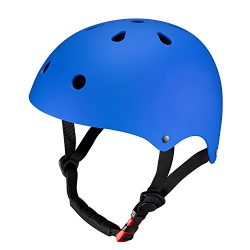 KuYou Youth Skateboarding Helmet,Ultimate Adjustable ABS Shell for Cycling /Skateboard/Scooter/  ...