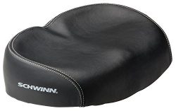 Schwinn No Pressure Bicycle Seat. Ergonomic Comfort Padded Adult Noseless Saddle.