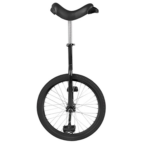 Fun 20 Inch Wheel Unicycle with Alloy Rim, Matte Black