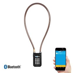 TurboLock Smart Bluetooth Keyless Bike Lock with Keypad and Sharable eKeys, Battery Powered, Wat ...