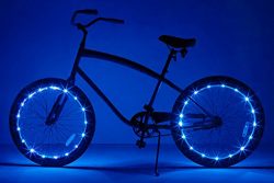 Brightz, Ltd. Wheel Brightz LED Bicycle Accessory Light (2-Pack Bundle for 2 Tires), Blue