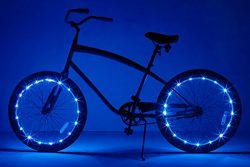 Brightz, Ltd. Wheel Brightz LED Bicycle Accessory Light (2-Pack Bundle for 2 Tires), Blue