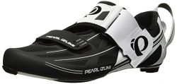 Pearl Izumi Men’s Tri Fly Elite V6 Cycling-Footwear, White/Black, 44 EU/10 D US