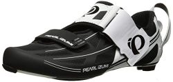 Pearl Izumi Men’s Tri Fly Elite V6 Cycling-Footwear, White/Black, 42 EU/8.5 D US