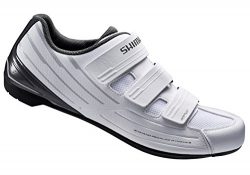 Shimano SH-RP2 Women’s Touring Road Cycling Synthetic Leather Shoes, White, 40