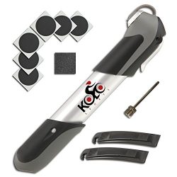 CLOSEOUT DEAL: Mini Bike Pump By Kolo Sports – Bike Tire Repair Essentials Kit – Fra ...