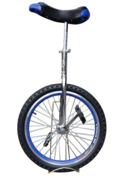 Fantasycart Unicycle 20″ In & Out Door Chrome colored, Brand New!Great gift!!skidproo ...