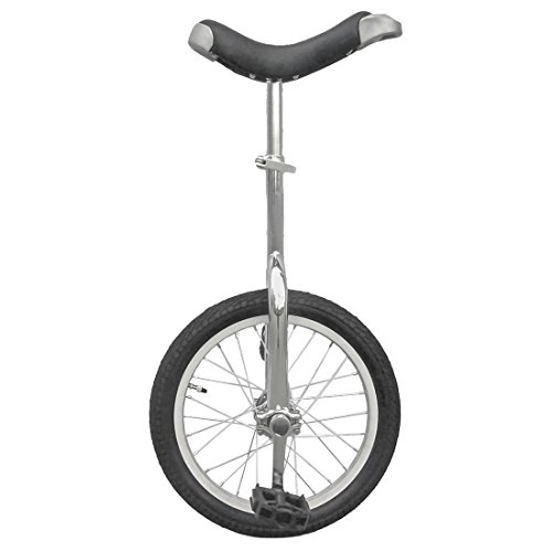 Fun 16 Inch Wheel Chrome Unicycle with Alloy Rim