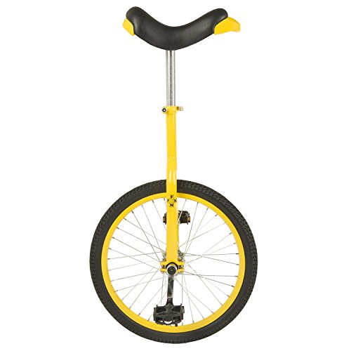 Fun 20 Inch Wheel Unicycle with Alloy Rim, Yellow