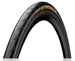 Continental Ultra Gatorskin Bicycle Tire (700×25, Folding, Black)