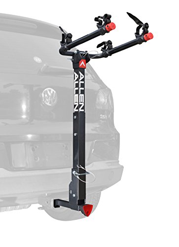 Allen Sports Deluxe Locking Quick Release 2-Bike Carrier for 2 in. & 1 4 in. Hitch