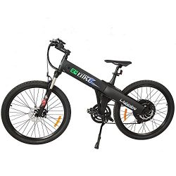New Electric Bike Matt Black Electric Bicycle Mountain 500w Lithium Battery City Ebike