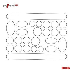 TRANSPARANT bicycle bike frame sticker protector tube pedal hub rim wheel cyle mtb bmx road