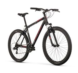 Raleigh Bikes Talus 2 Mountain Bike, 17″ /Md Frame, Black, 17″ / Medium