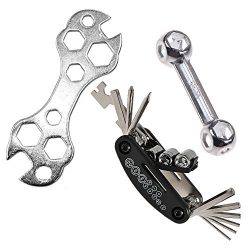 Bike Tool, Mountain Bicycle Mini Multi Specialized Multitool Kit for Pump Chain Tires, Under Sea ...