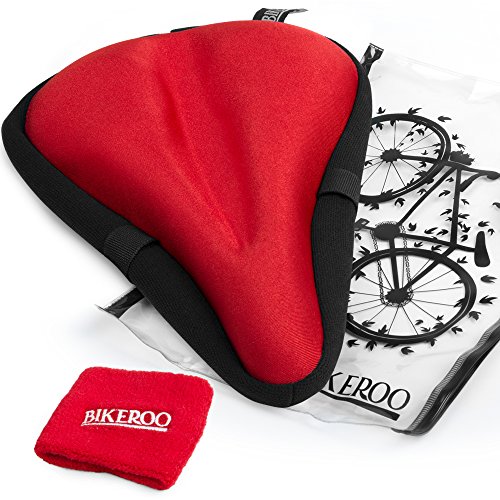Most Comfortable Bike Seat Cushion Cover – Premium Quality Exercise Bicycle Saddle Pad Wit ...