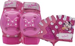 Bell Minnie Mouse Protective Gear with Elbow Pads/Knee Pads and Gloves
