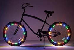 Brightz, Ltd. Wheel Brightz LED Bicycle Accessory Light (2-Pack Bundle for 2 Tires), Multicolor