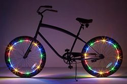 Brightz, Ltd. Wheel Brightz LED Bicycle Accessory Light (2-Pack Bundle for 2 Tires), Multicolor