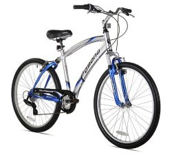 Northwoods Pomona Men’s Dual Suspension Comfort Bike, 26-Inch