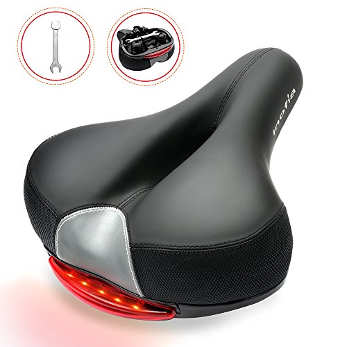Comfort Bike Seat – Inofia Professional Bicycle Saddle, GEL Memory Foam, Dual Shock Absorb ...