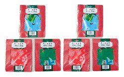 Set of 6 Christmas Gift Bags Jumbo/Giant Bike Size 60″x72″- Santa, Snowman,Snowflake (6)