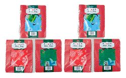 Set of 6 Christmas Gift Bags Jumbo/Giant Bike Size 60″x72″- Santa, Snowman,Snowflake (6)