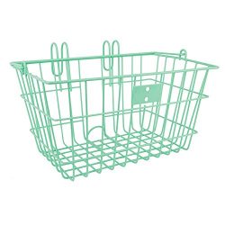 SunLite Wire Lift-Off Front Basket, Seafoam Green