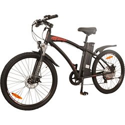 DJ Mountain Bike 500W 48V 13Ah Power Electric Bicycle, Samsung Lithium-Ion Battery, 7 Speed, Mat ...