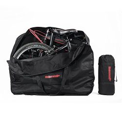 Huntvp Bike Travel Bag Case Box Thick Bicycle Folding Carry Bag Pouch,Bike Transport Case for Ai ...