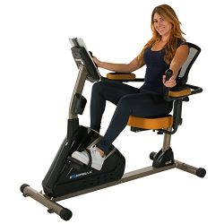 Exerpeutic 4000 Magnetic Recumbent Bike with 12 Workout Programs